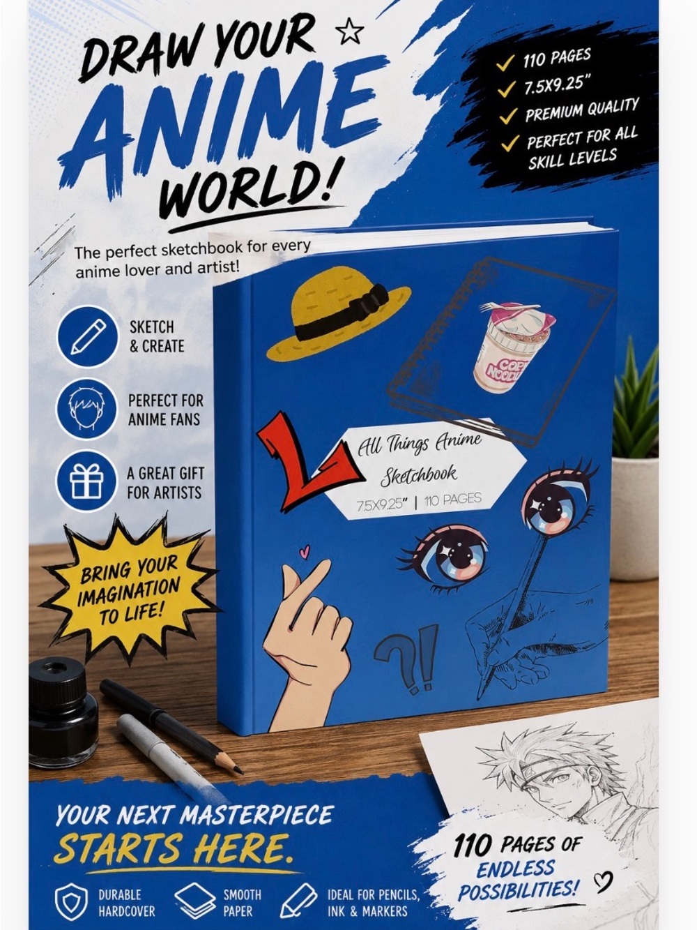 All Things Anime Sketchbook